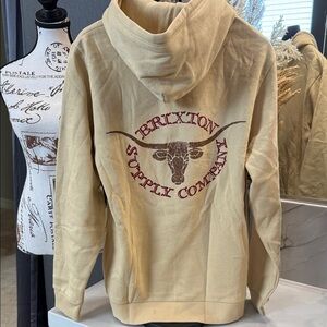 Brixton Supply Company steer head Men's Beige Hoodie